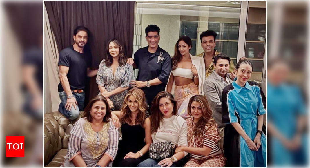 SRK & Gauri, Karan, Bebo party together