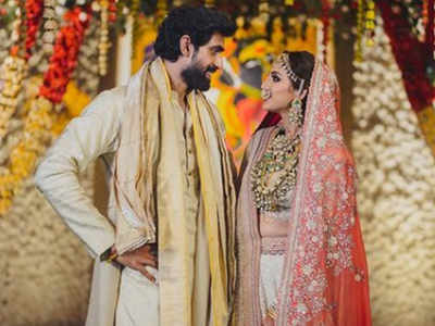 Miheeka showers love on husband Rana Daggubati on their first wedding anniversary