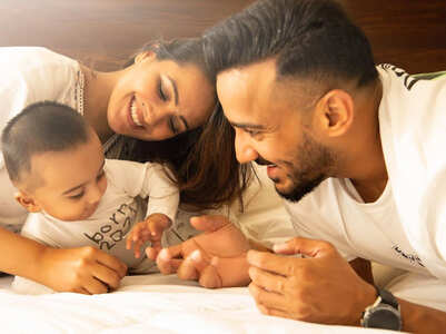 Anita celebrates half-birthday of Aarav