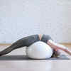 Yoga ball back online stretch