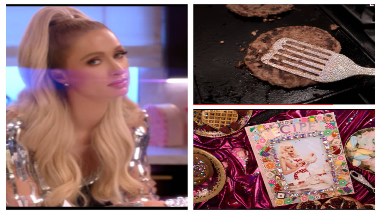 Paris Hilton Uses Cooking Utensils Covered in Crystals and More