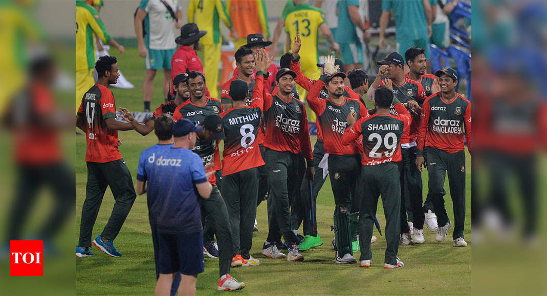 Bangladesh dismiss Australia for their lowest T20I total of 62