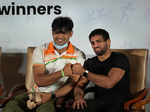 Pictures from grand felicitation ceremony for Indian Olympic medal-winners