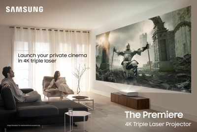 Samsung launches 4K smart projector with built-in subwoofer, Acoustic Beam surround sound technology in India