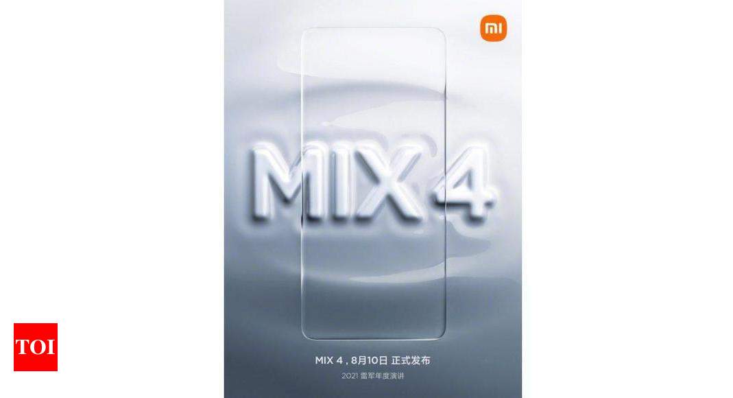 mi mix 4:  Xiaomi Mi Mix 4, Mi Pad 5 launch today: How to watch live stream – Times of India