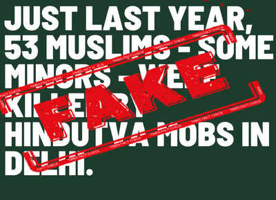 FAKE ALERT: Indian American Muslim Council falsely claims that all dead during Delhi riots were Muslims