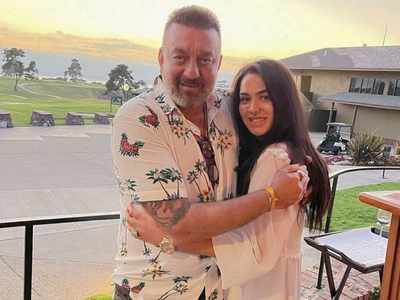 Sanjay Dutt spends quality time with daughter Trishala on her birthday