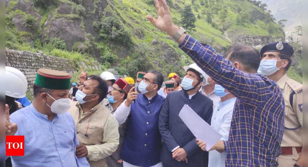 Live: Many feared trapped in Himachal landslide, rescue ops to continue