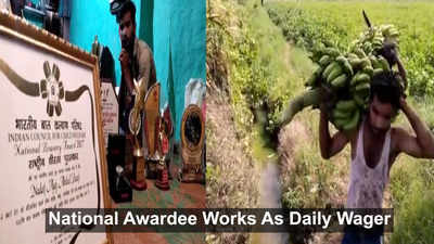 Maharashtra: Facing poverty, national bravery awardee works as banana loader