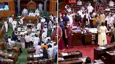 Stormy Parliament session comes to early end; Naidu breaks down, LS speaker 'extremely hurt'