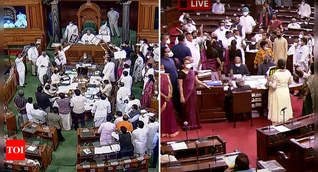 Stormy monsoon session comes to early end; Naidu breaks down, LS Speaker 'extremely hurt'