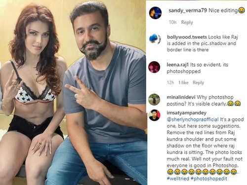 Anushka Sharma Xxnx - Sherlyn Chopra And Raj Kundra Photo: Netizens think Sherlyn Chopra has  'photoshopped' Raj Kundra into her throwback from the first day of shoot