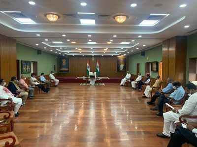 Opposition leaders meet Rajya Sabha Chairman Venkaiah Naidu
