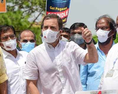 Opposition leaders hold protest march over abrupt end to monsoon session of Parliament