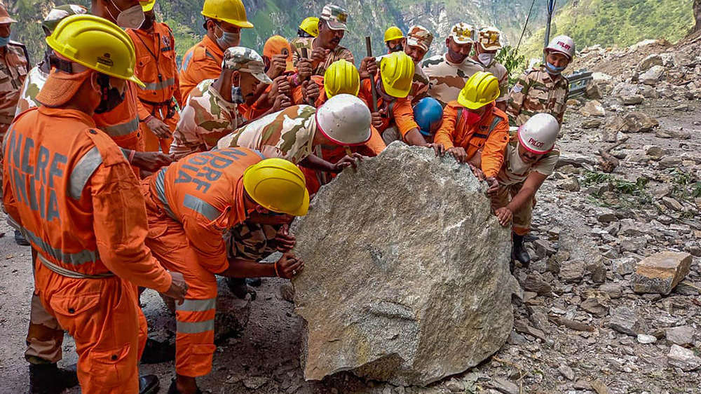 Kinnaur landslide rescue