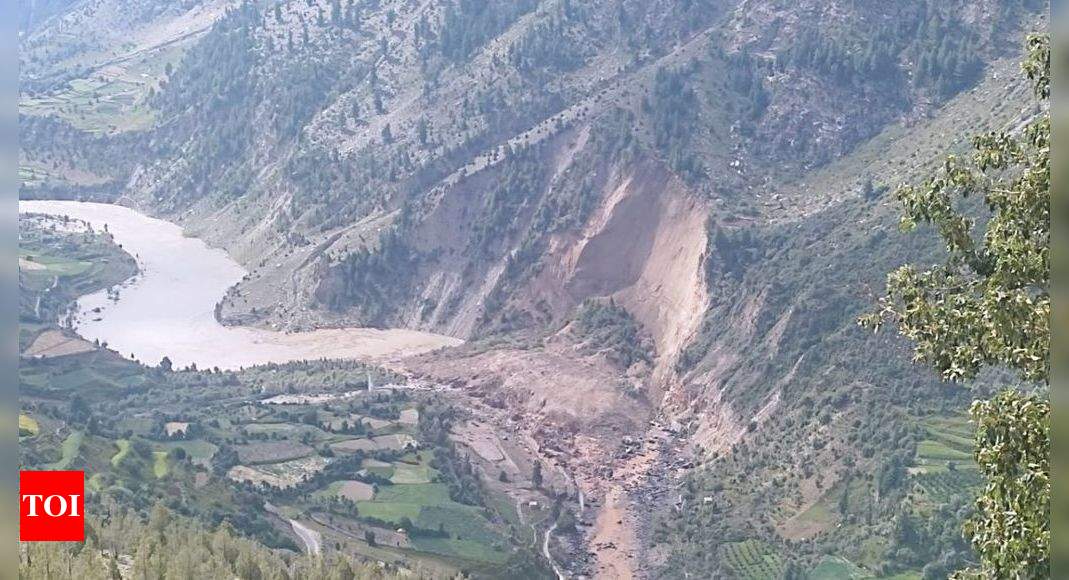 Himachal landslide blocks flow of Chenab, officials warn of dam burst