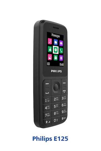 Телефон philips xenium e125 обзор