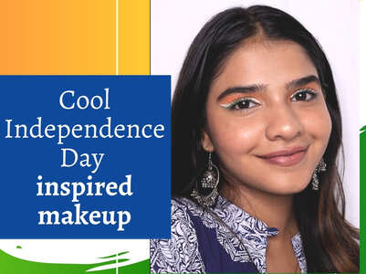 Makeup tutorial: Cool Independence Day inspired makeup