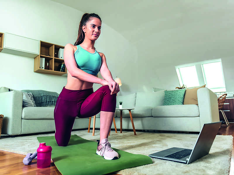 Workout from home: Pandemic pushes online fitness training into mainstream