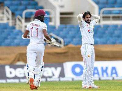 1st Test: West Indies skipper Brathwaite digs in to frustrate Pakistan
