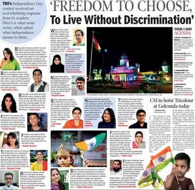 ‘Freedom to choose; to live without discrimination’ | Hyderabad News ...