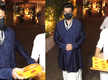 
Rhea Kapoor-Karan Boolani wedding: Anil Kapoor distributes sweets to all mediapersons outside his bungalow
