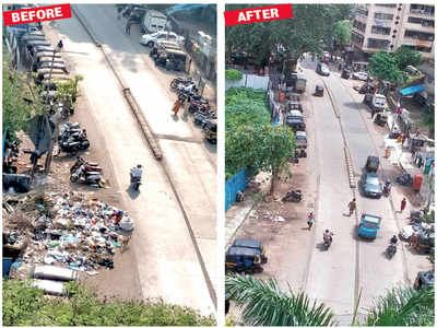 Andheri Pump House residents beat Covid blues, beautify their area
