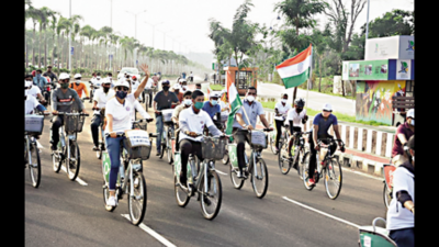 Bhopal: Cycling for a green and healthy cause, with pride