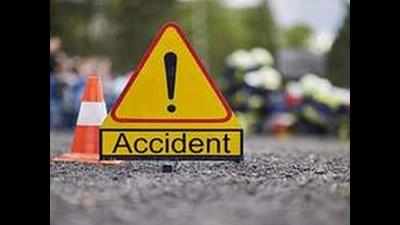 Andhra Pradesh: Bus falls into pit after driver suffers cardiac arrest