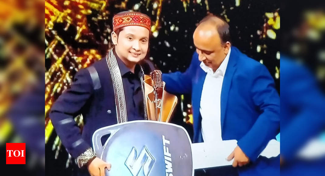 Indian Idol 12 winner: Pawandeep Rajan lifts the trophy