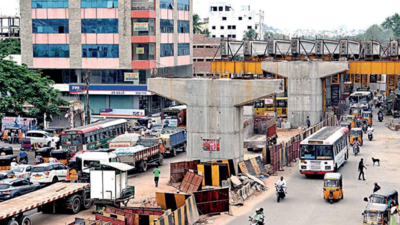 Hyderabad: Slow pace of Bahadurpura flyover work adds to woes