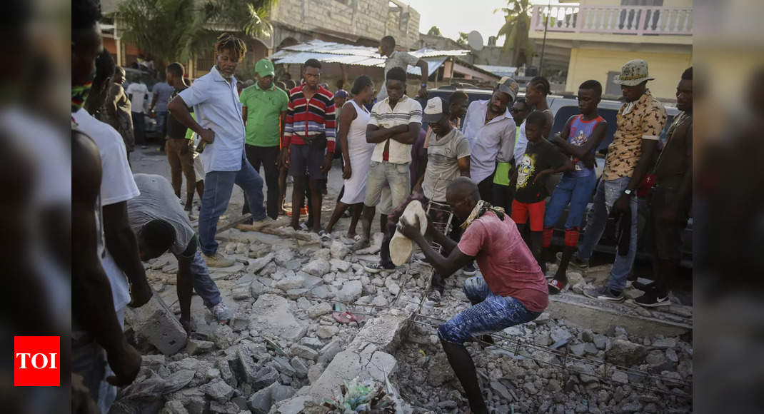 Le Nombre De Morts Dans Le Séisme Massif Dhaïti Passe à Plus De 1 200 Crumpa 