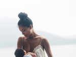 Breastfeeding week: New mommy Lisa Haydon shares adorable pictures with her baby girl