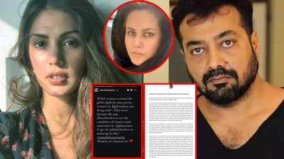 Fall of Kabul: Rhea Chakraborty says 'smash the patriarchy, women are human too', Anurag Kashyap shares Afghan filmmaker's appeal to 'end silence'