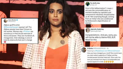 Swara Bhasker gets massively trolled for expressing her solidarity with Afghanistan after Taliban takes over: 'Sorry, you will not be able to blame RSS, BJP, Modi for this'