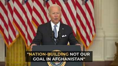 “Our mission in Afghanistan was never to create a unified democracy”: US President Biden