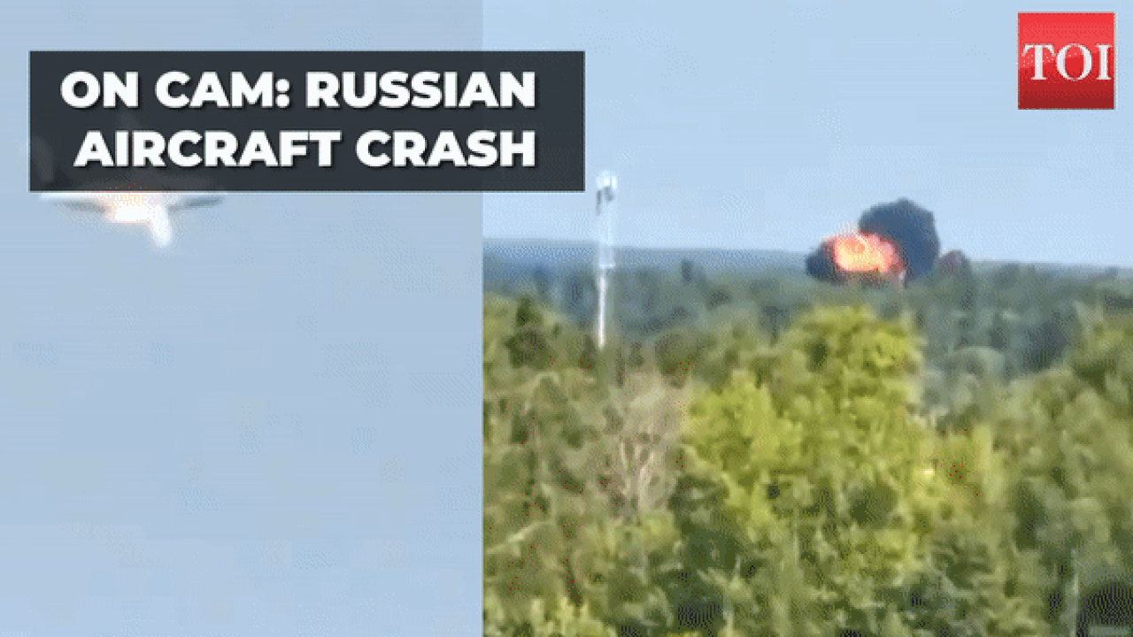 Watch: Russian prototype aircraft crashes, 3 killed