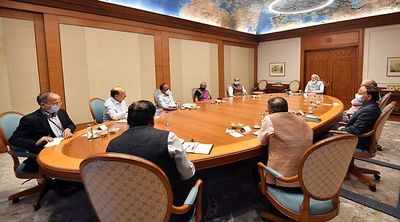 PM Modi chairs CCS meeting, asks officials to take measures for safe evacuation of Indian nationals from Afghanistan