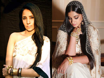 Exclusive: The story behind Rhea's wedding sari