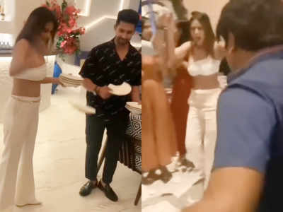 Nia Sharma, Ravi Dubey, Arjun Bijlani 'smash plates' and dance their hearts out as they meet after a long break; watch