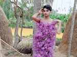 Meet Sarbajit Sarkar aka Neel Ranaut, the 'village fashion influencer' from Tripura who recreates celeb looks with leaves and flowers