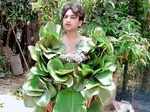 Meet Sarbajit Sarkar aka Neel Ranaut, the 'village fashion influencer' from Tripura who recreates celeb looks with leaves and flowers