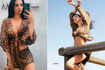 After breakup rumours with fiancé George Panayiotou, Amy Jackson turns heads in stylish leopard print beachwear