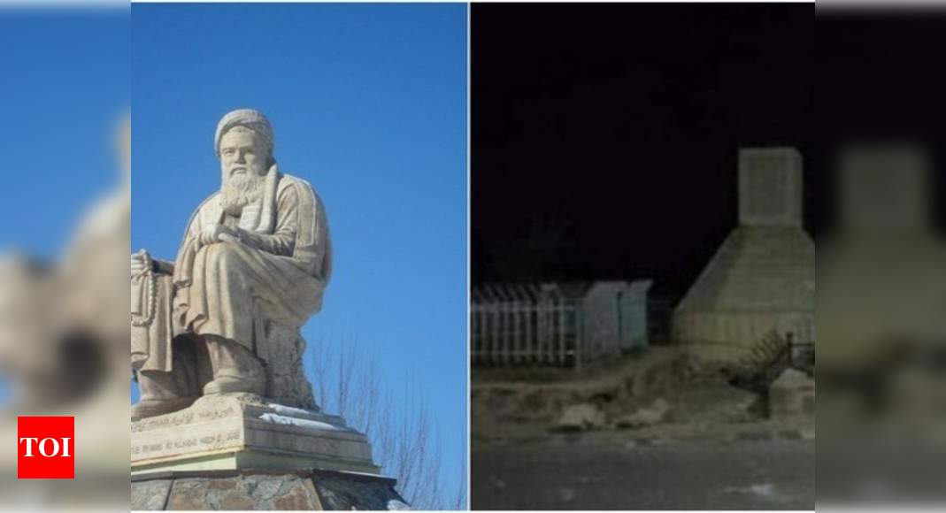 Taliban destroy statue of Shia foe from 1990s civil war