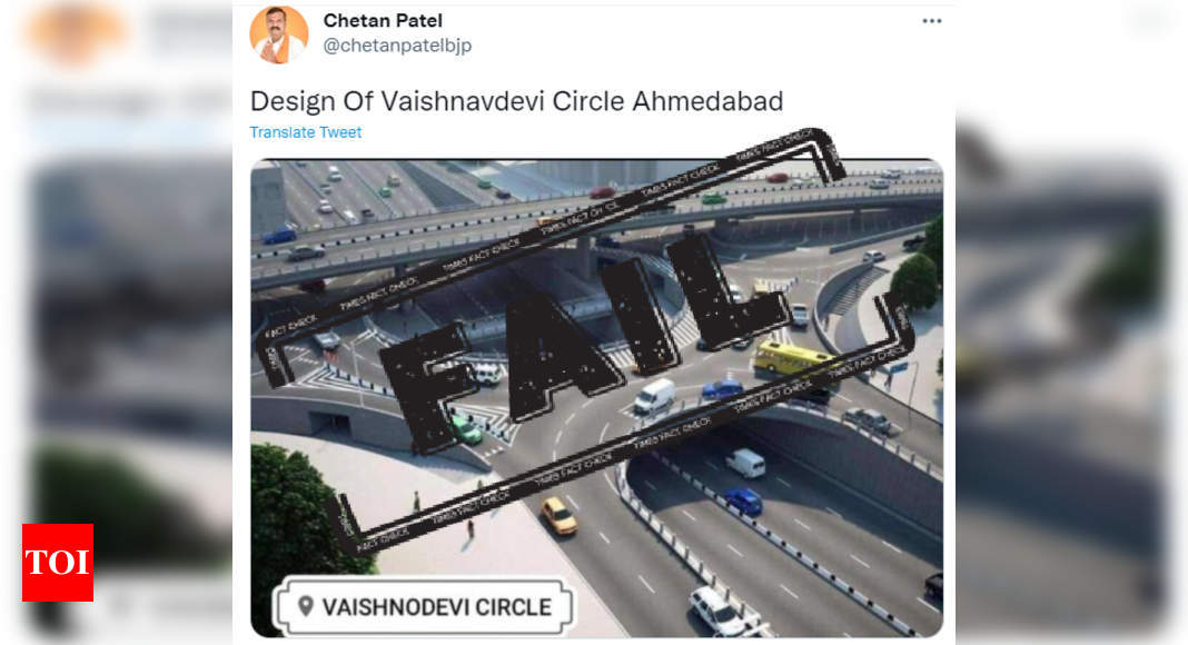 Ukrainian overpass model shared as upcoming project in Ahmedabad