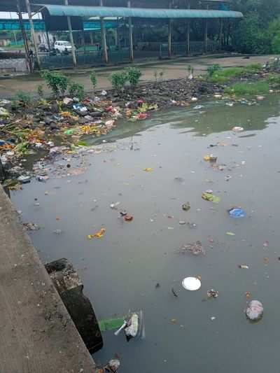 Plastic Pollution in Creek/ Backwaters of Kolshet,
