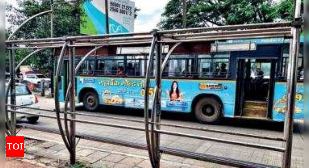 Rickety bus shelters a big threat to Pune Mahanagar Parivahan ...