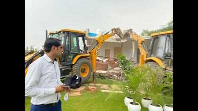 Built without nod, farmhouse colony razed by DTCP