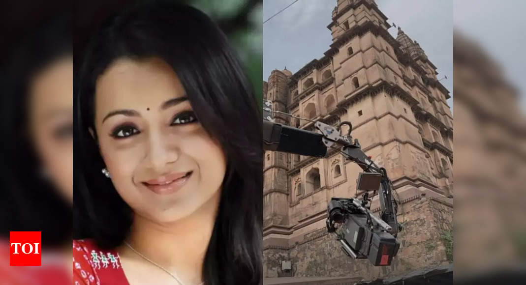 Trisha Shares Orchha Temple Pic From Ponniyin Selvan Shooting Spot In ...