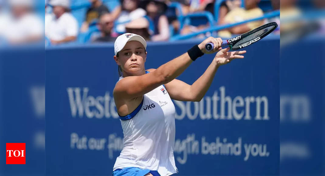 Barty Beats Krejcikova To Reach WTA Cincinnati Semi-finals | Tennis ...